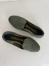 Rothy’s The Loafer Green Giraffe Flat Comfort Shoes Womens Size 7.5 - Excellent