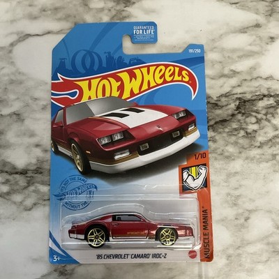 Hot Wheels Chevrolet Camaro IROC-Z Muscle Mania 1:64 Red Diecast Car 1985
