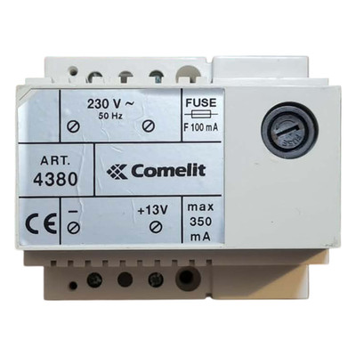 Comelit 4380 Intercom Netzteil Trafo 13VDC / 0,3A