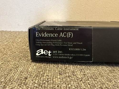 AET Evidence AC (F) power cable 1.2m original box included Tested and working - Picture 10 of 10