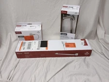 Pfister Bruxie 18" Towel Bar in Polished Chrome + Ladera Towel Ring + TP Holder