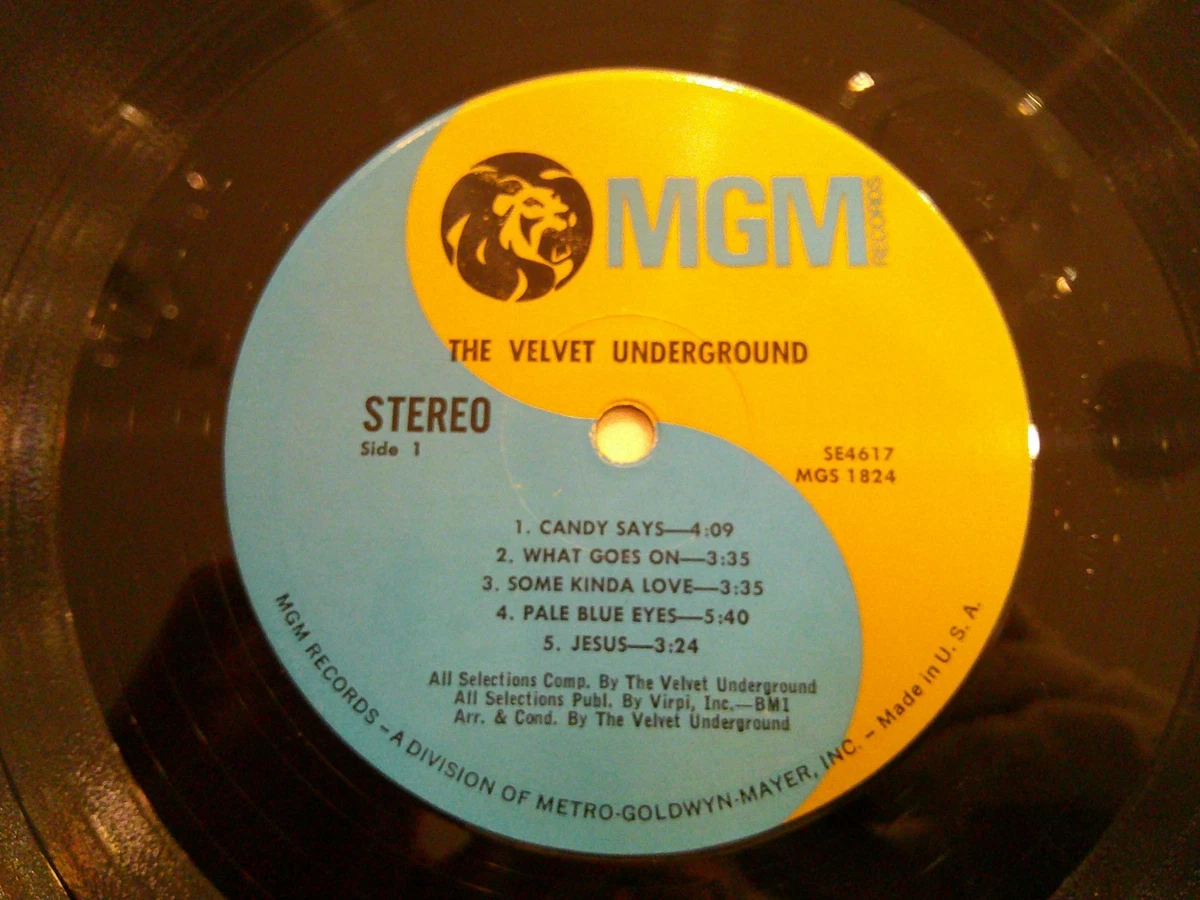 THE VELVET UNDERGROUND SELF TITLED S/T LP ULTRA RARE ORIG. 1969 MGM 1ST PRESS!!!
