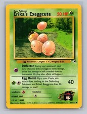 Erika's Exeggcute 43/132 Uncommon Gym Heroes Pokemon Unlimited Damaged on eBay