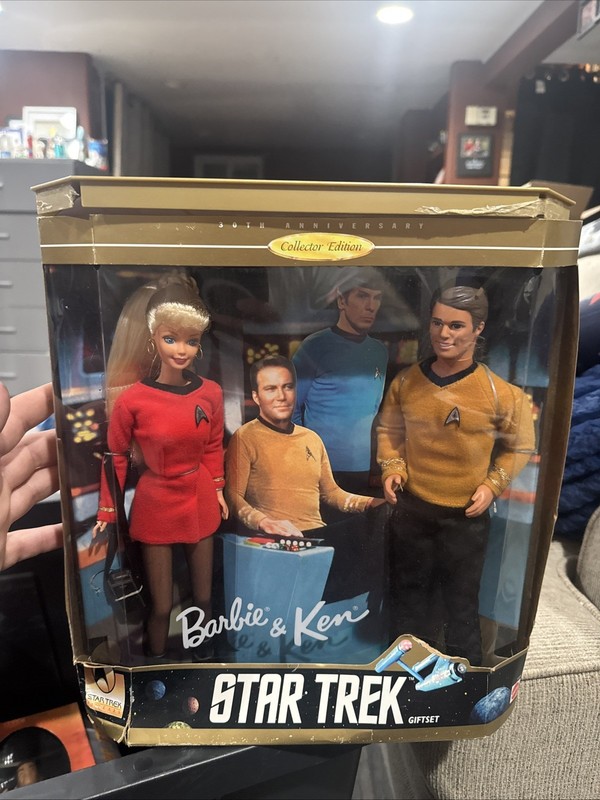 Barbie And Ken Dolls “STAR TREK” 30th Anniversary Collector Edition 