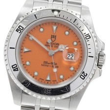 TUDOR Prince Date Mini Sub 73190 Orange Dial Automatic Boy