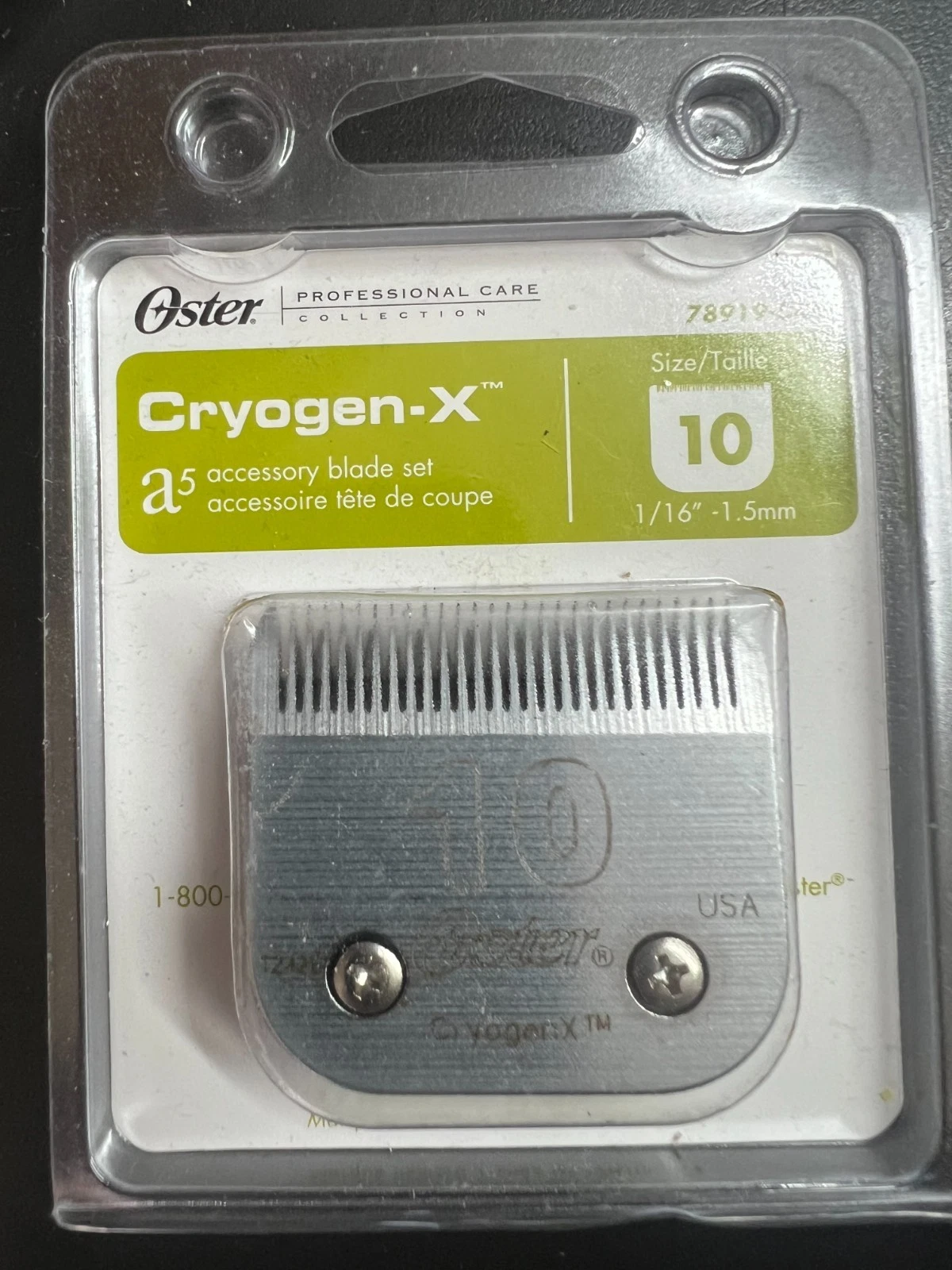 Oster Cryogen-X Detachable Pet Clipper Blade - Size 10 #78919-046 6482