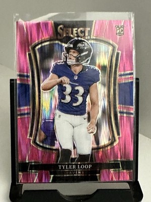 2025 Panini Select - Premier Level Tyler Loop #161 Pink Shock Prizm (RC)