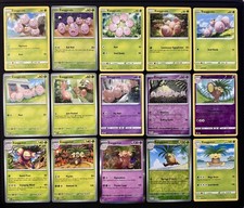 15x Exeggcute Exeggutor Pokemon Card Lot W/ Reverse Holos & Yellow Border Cards