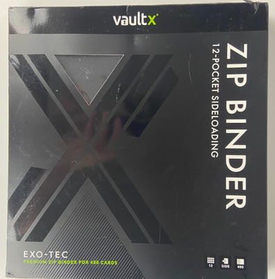 Vault X Black - 12 Pocket Sideloading Exo-Tec Zip Binder VaultX Pokemon Cards | eBay Vault X Black - 12 Pocket Sideloading Exo-Tec Zip Binder VaultX Pokemon Cards | eBay