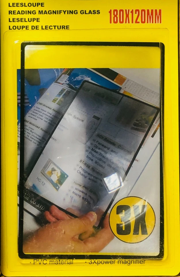 XXL Lupe Vergrößerungsglas Juwelierlupe Handlupe Reise Urlaub W19