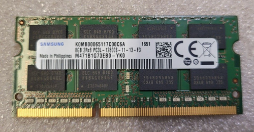 LENOVO 8GB 1600MHZ DDR3L 2RX8 SODIMM MEMORY RAM PC3L-12800S 03X6657 TESTED - Picture 2 of 2