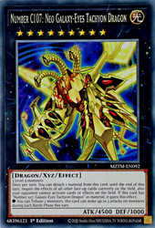 Number C107: Neo Galaxy-Eyes Tachyon Dragon - Maze of the Master - Rare