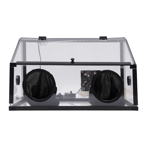 LED Grinding Box for Dust Collector Jewelry Engraving Table Polisher Dust Proof - Picture 5 of 13