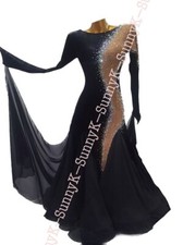 Handmade Dance Dress/Standard Ballroom Competition Dress smooth Waltz Tango