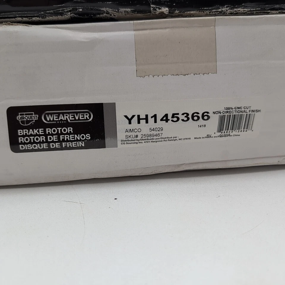 Par de conjunto de rotor e cubo de freio a disco Wearever YH145366 serve para 98-00 Ford Ranger - Imagem 2 de 4