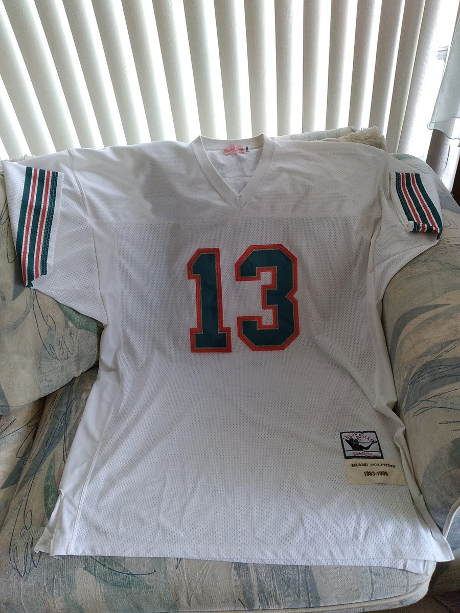 Rare Miami Dolphins DAN MARINO Mitchell Ness NFL 1983 1999 Jersey Men s Size 58