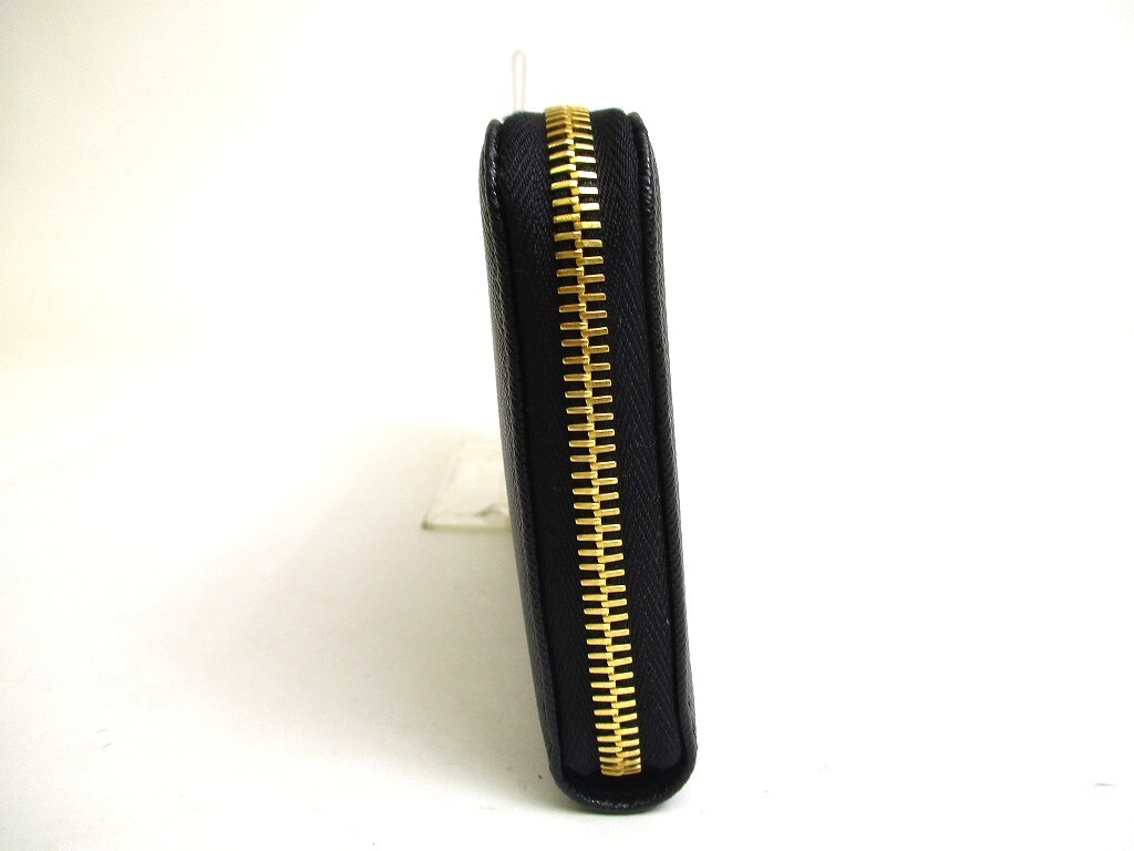 【PRADA】Gold Logo Saffiano Wallet ★送料関税込★追跡可能★ 0af93cdb-7005-4182-a38b-