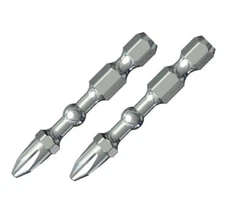 Vessel 2pc Phillips JIS Impact Ball Torsion Bit Set PH2 x 2'' Made In Japan