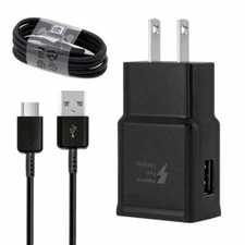 Wall Charger Plug USB Type C Cable For Samsung Galaxy Note10 20 S9 S10+ S10