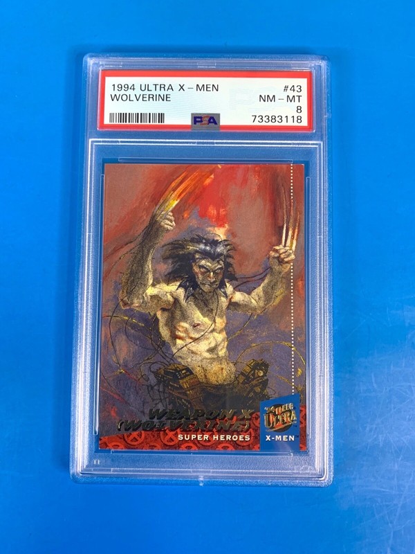1994 Fleer Ultra X-Men #43 Weapon X - Wolverine MCU - PSA: NM-MT 8 X-Men Card