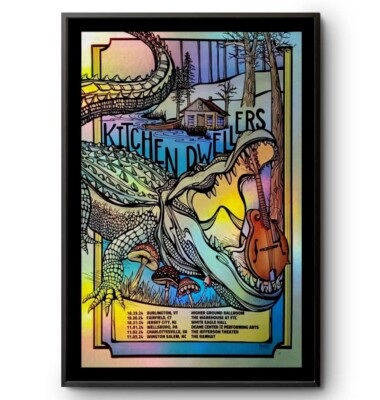 New Kitchen Dwellers Fall 2024 Tour Poster 11x17 12x18 20x30 24x36''