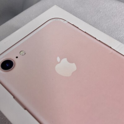 Apple iPhone 7 Rose Gold 128 GB Empty Box Only | eBay