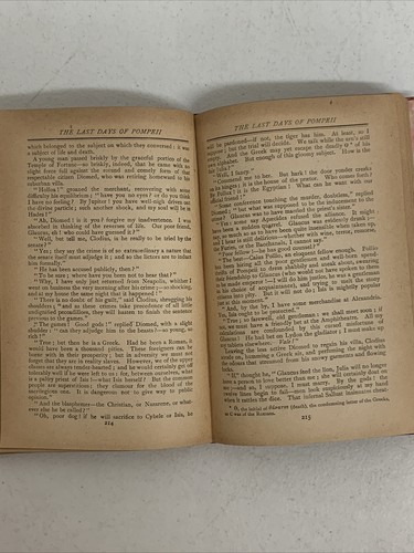 Antique Book Last Days Of Pompeii By Sir Edward Bulwar Lytton - Picture 7 of 10