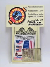 Model Car Garage 9903 '32 Ford Stars & Stripes Flag Grill Photo Etched Set