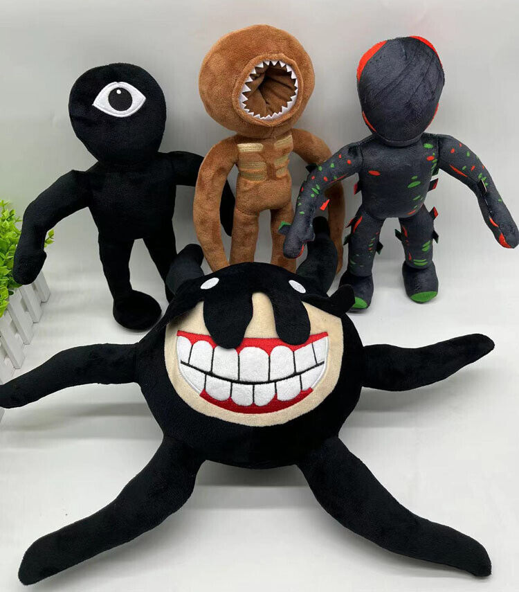 Set of Figure Doors Plush Toys Horror Game Characters Soft Stuffed