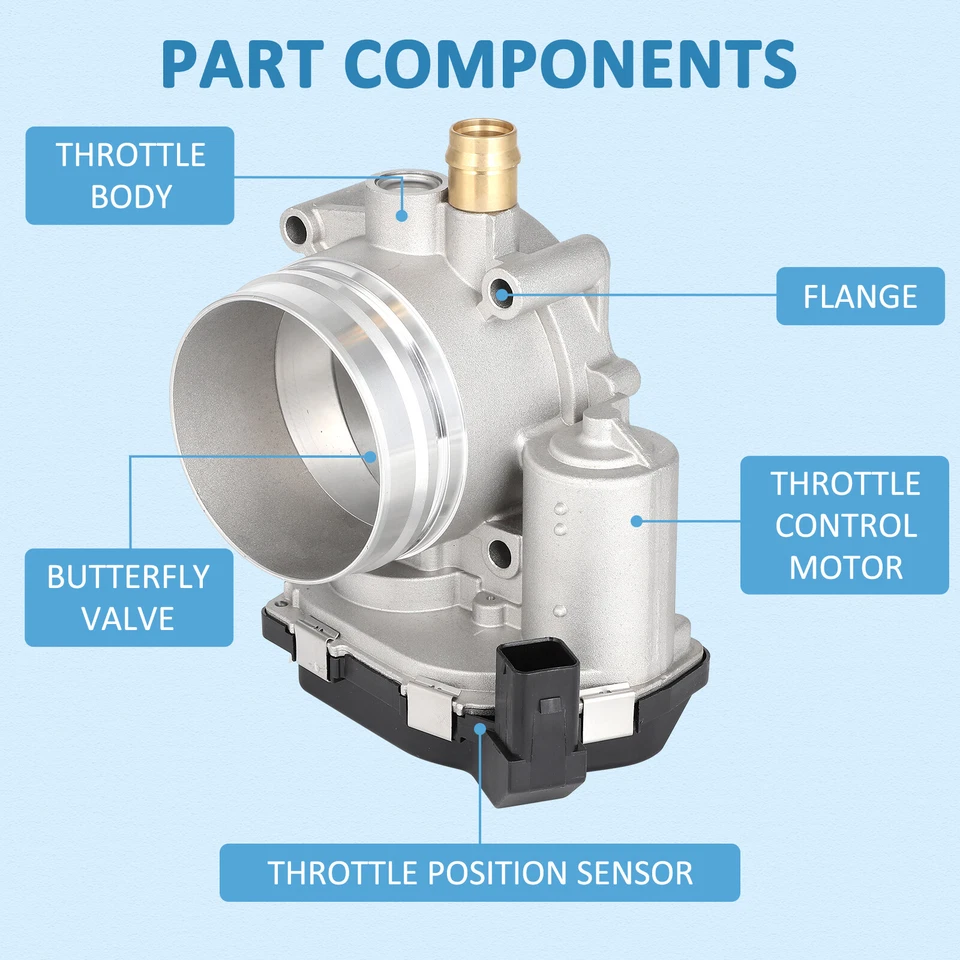Cuerpo del acelerador para BMW 135i 335i 335i xDrive 535i 535xi 740i 740Li X6 Z4 3,0 L Foto 3 de 4