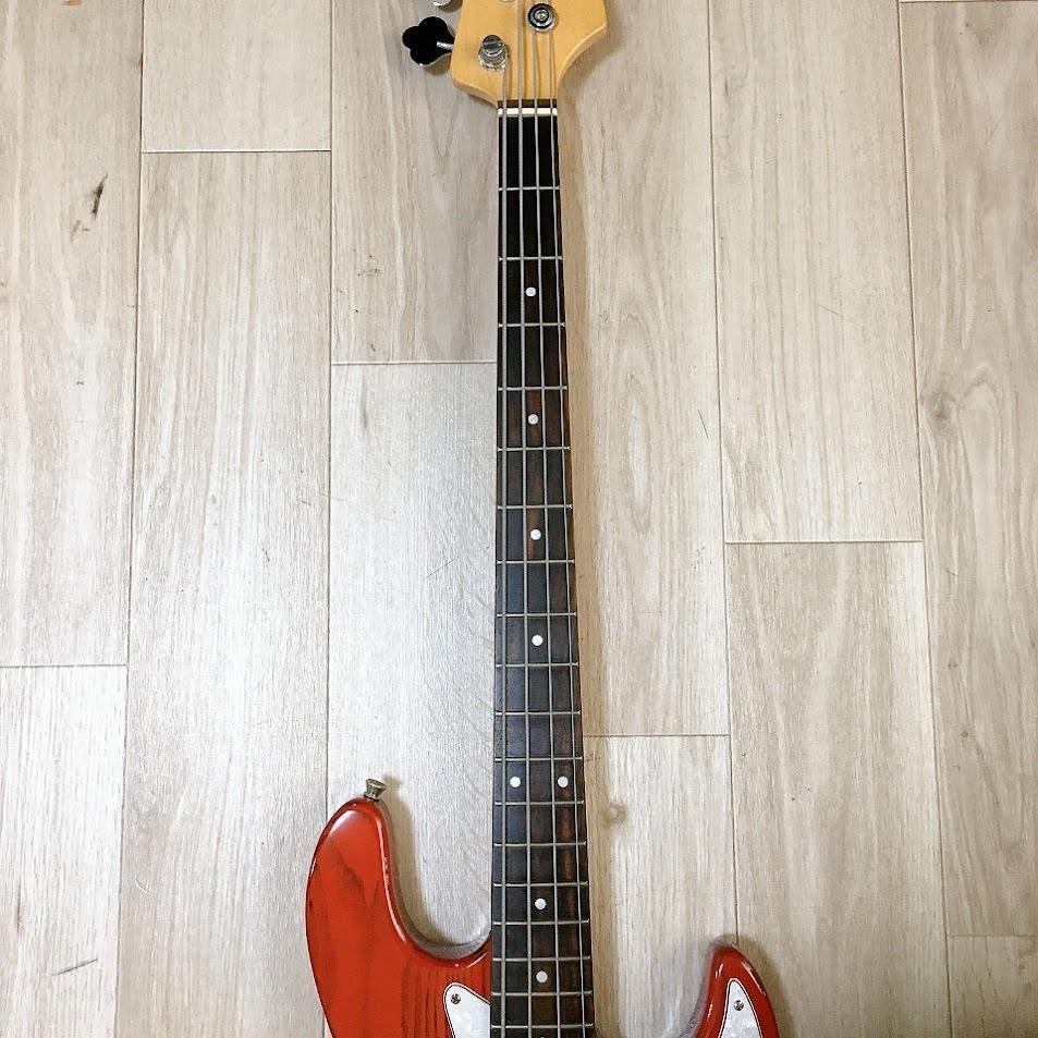 Bacchus Universe BJB-450/R Jazz Bass Alder Wood Transparent