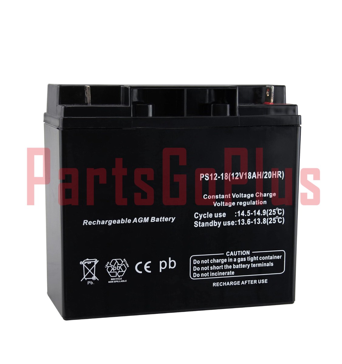 Battery for DR Power Grader Roto Hog Tiller 134471 12V 18Ah Bolt