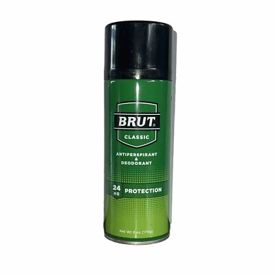 BRUT CLASSIC Anti-Perspirant Deodorant Spray, Large 6 oz, NEW, OLD STOCK.