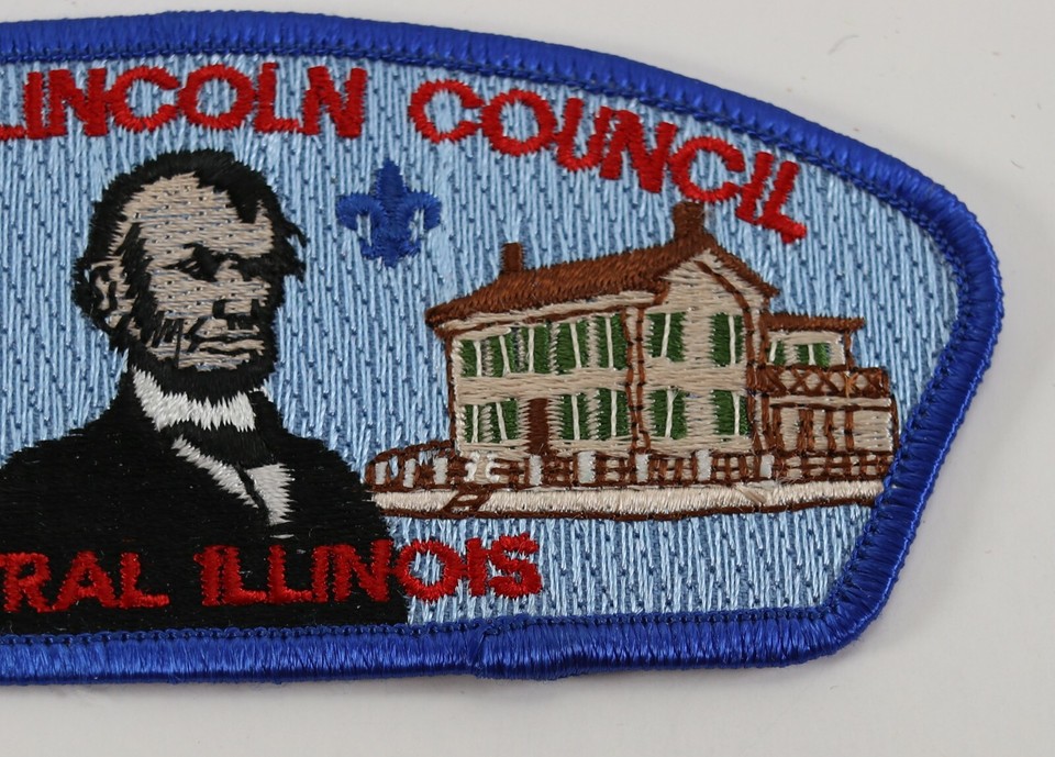 Vintage Abraham Lincoln Council Central IL BSA Boy Scout CSP Shoulder
