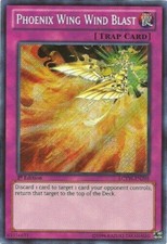 SECRET RARE Phoenix Wing Wind Blast 1st Edition LCYW-EN298 Yugioh - LP