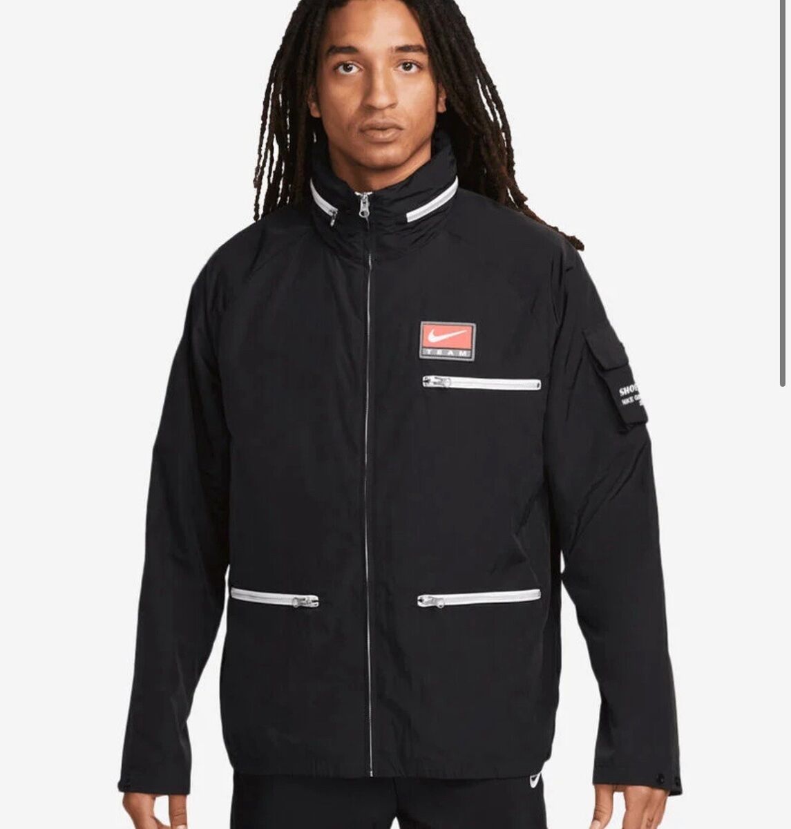 ✓NWT Nike NSW Trend lightweight Woven Jacket Black Men's ✓NWT Nike NSW Trend lightweight Woven Jacket Black Men's