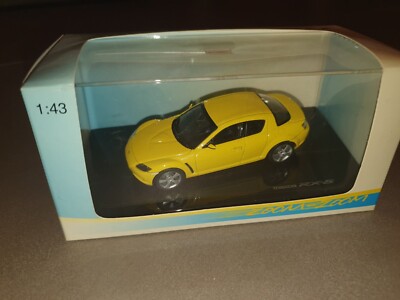 Zoom Zoom Mazda RX8  1/43 Gelb Modellauto Sammlermodell 1:43
