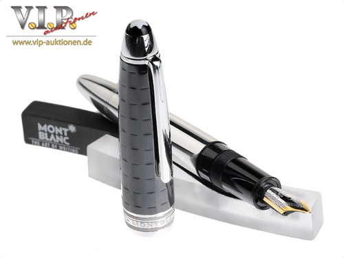 MONTBLANC MEISTERSTÜCK 146 SOLITAIRE CERAMICS BLACK PRISMA LE-GRAND FOUNTAIN PEN - Bild 6 von 12
