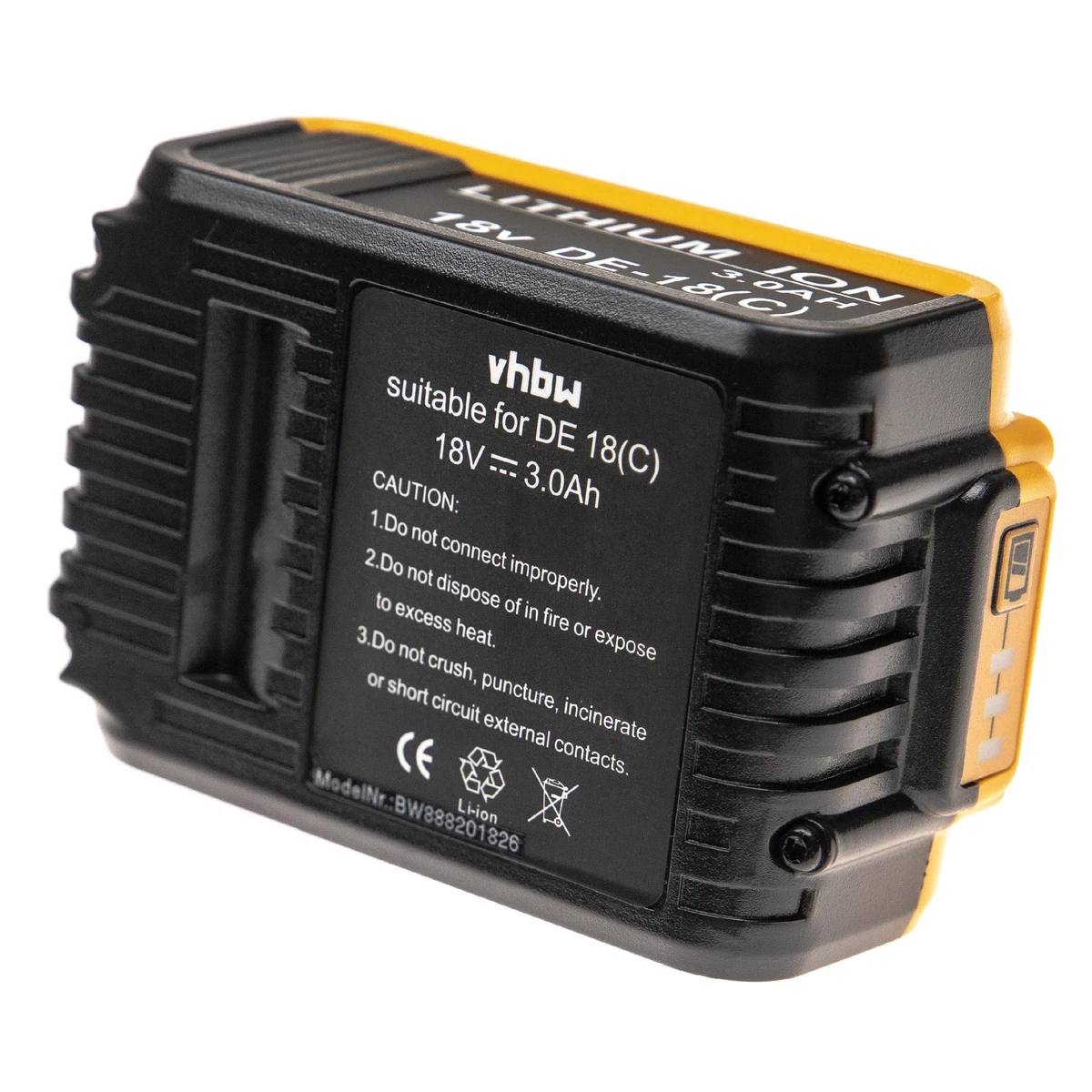 Battery for Dewalt DCF889HM2 DCF889HL2 DCF889 DCF887P2 DCF887NT