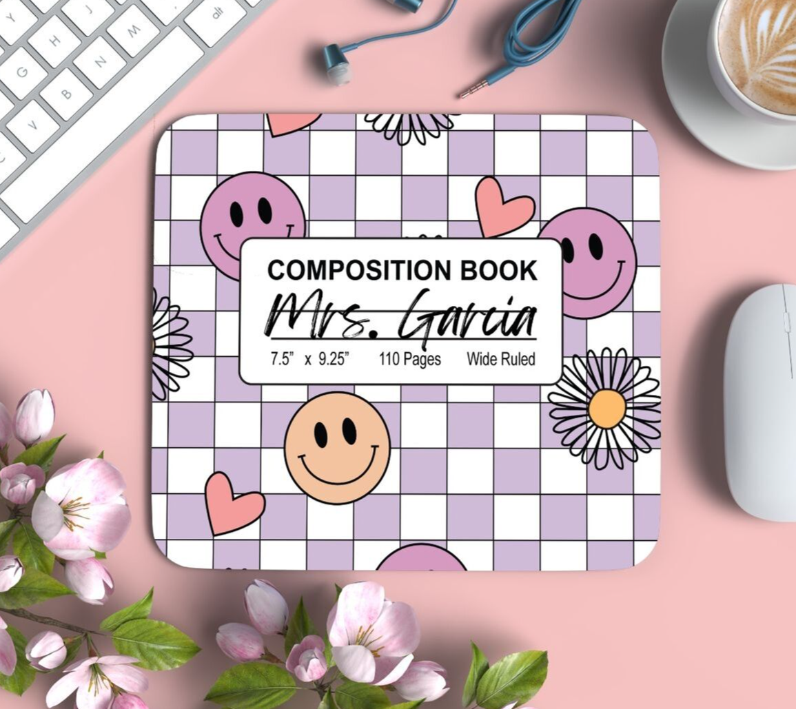 Custom Teacher Mousepad, Personalized Teacher Gift, Unique Teacher Appreciation