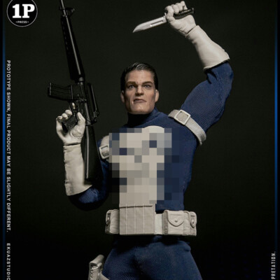 EKUAZ STUDIO THE REVENGER Punisher Frank Castle 6in Action Figure