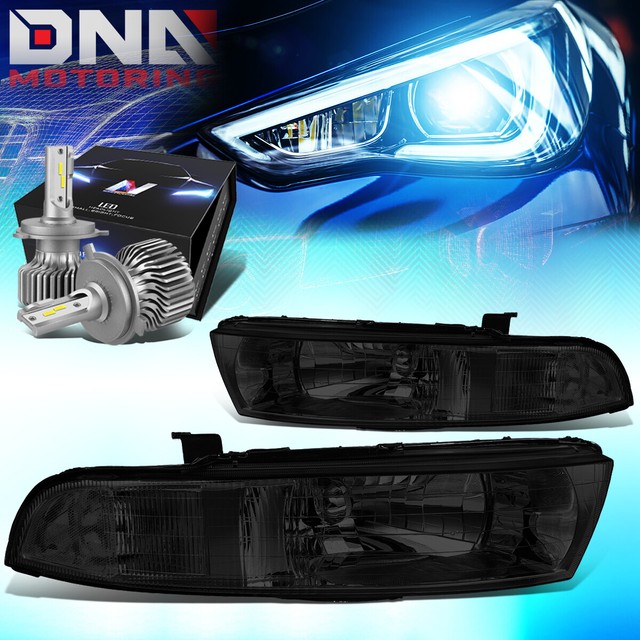 2003 Mitsubishi Galant Headlight Bulb FOR 1999-2003 MITSUBISHI GALANT HEADLIGHT HEAD LAMPS W/LED KIT SLIM