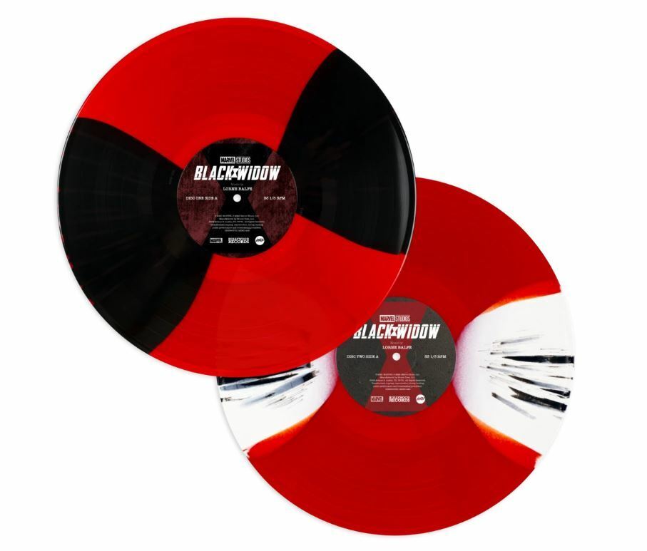 MCU ブラック・ウィドウ サウンドトラック レコード マーベル Marvel Studios BLACK WIDOW Soundtrack 2xLP Record on Colored