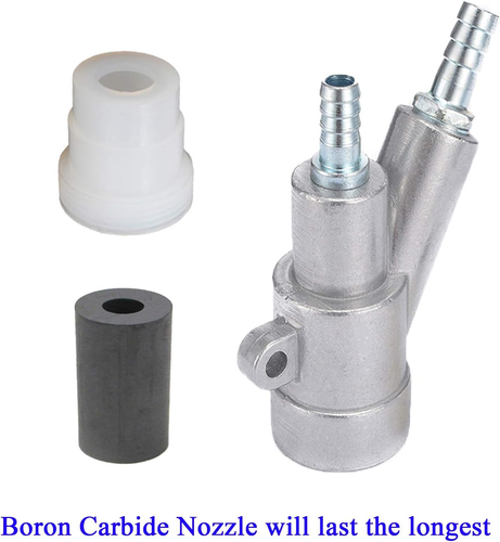 Sand Blaster Gun Kit, Sandblaster Sandblasting Gun for Blast Cabinet with Boron - Picture 4 of 12