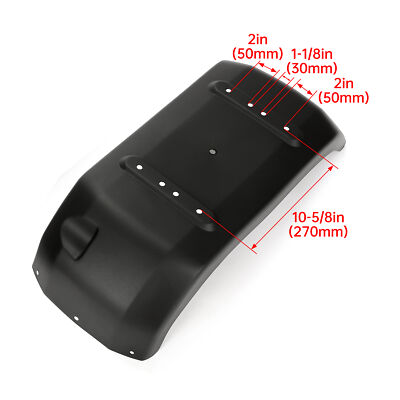 2001-2008 Kawasaki Mule 3000 3010 3020 Rear Fender Pair | Black