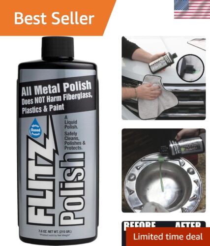 Concentrated Industrial-Strength Polish & Cleaner for Metal and Plastic - 7.6 Oz