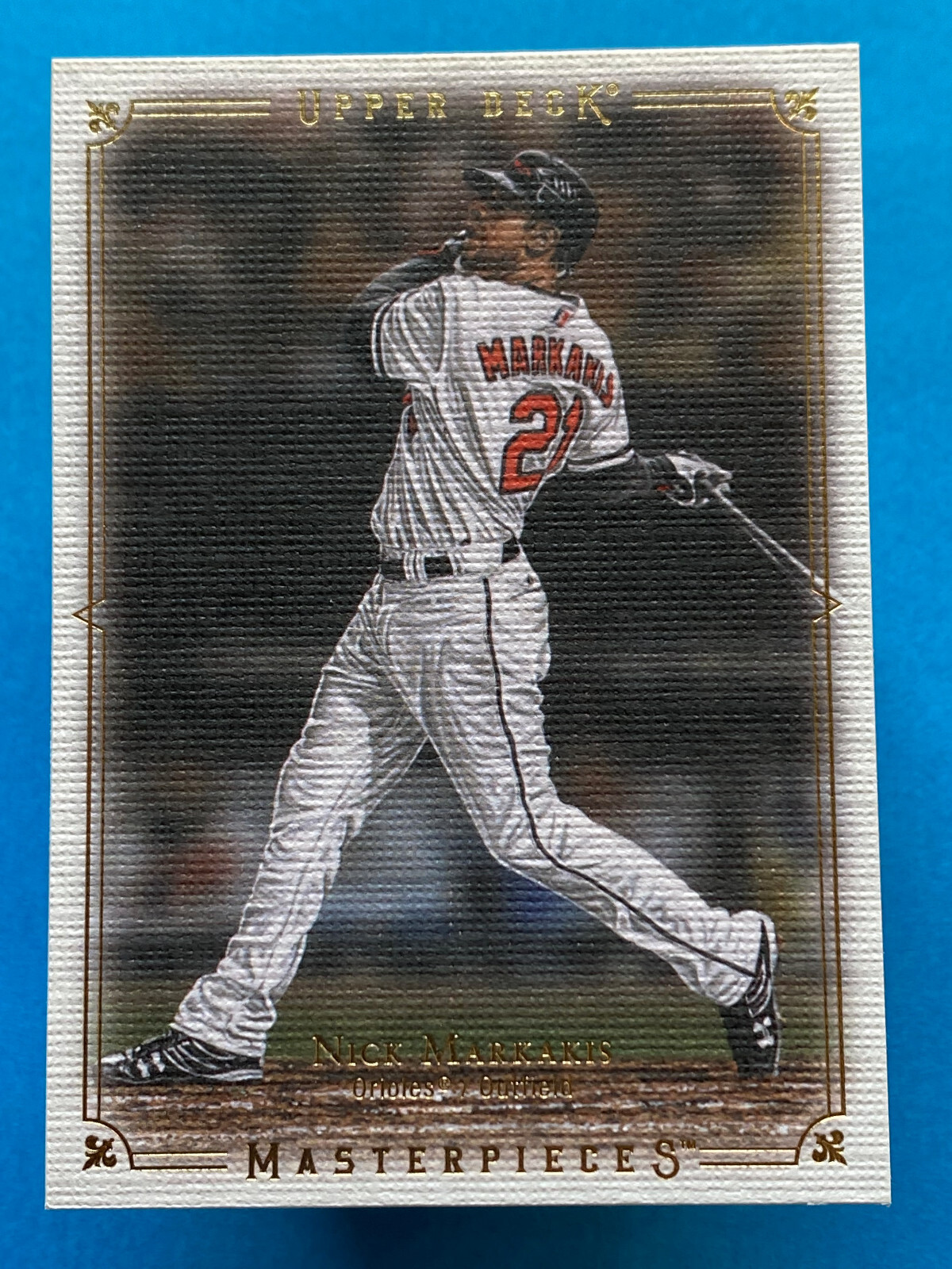 Nick Markakis 2008 Upper Deck Masterpieces #10 Baltimore Orioles