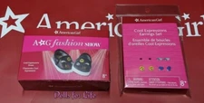 American Girl Doll COOL EXPRESSIONS SHOES Emoji Rainbow Smiley & EARRINGS NEW!