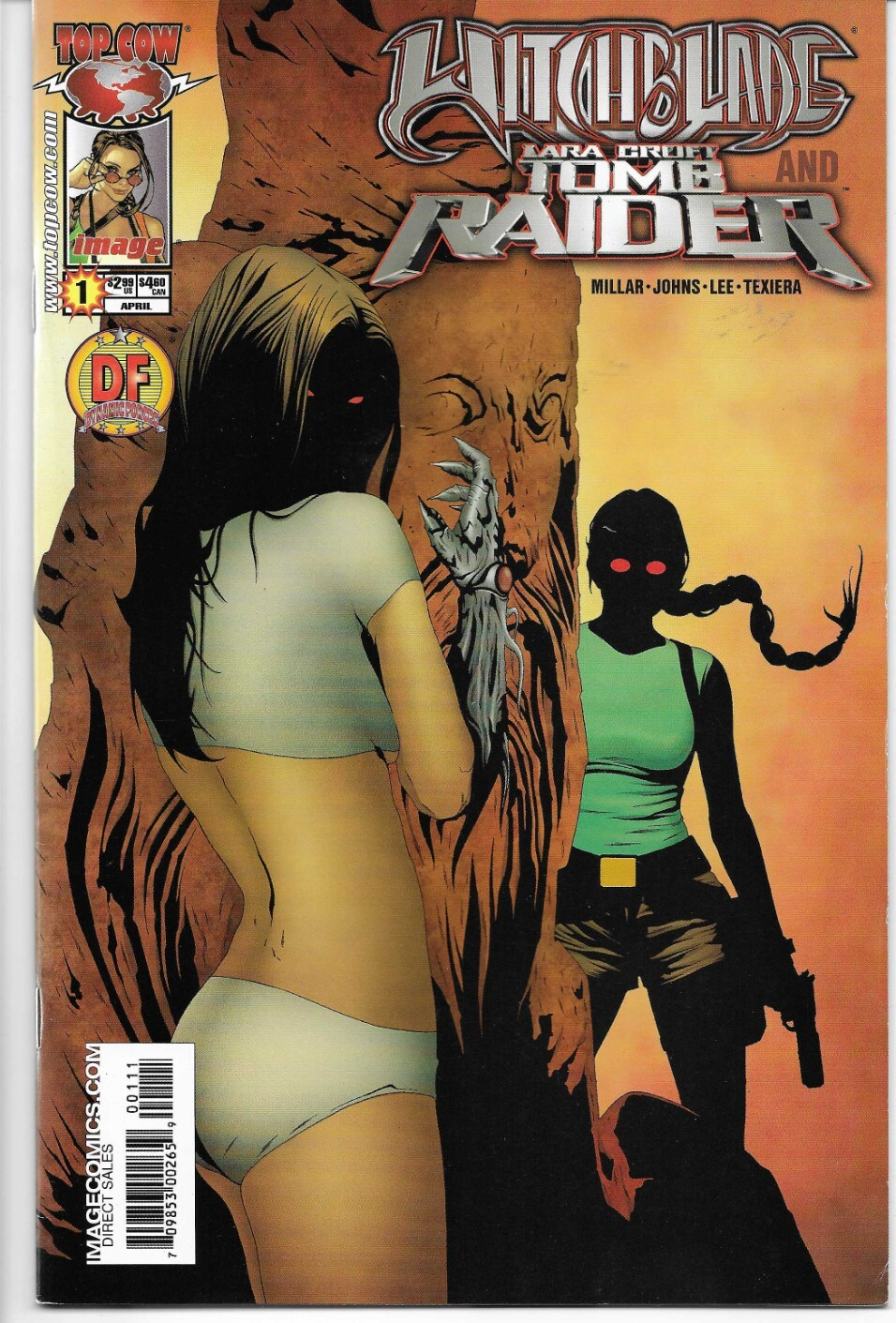 WITCHBLADE TOMB RAIDER #1 DF Cover - Back Issue (S)