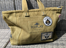 REPLAY Damen Unisex Tasche / Canvas Lavato To...